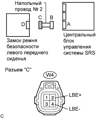 Lexus GS450h GWS191.Дополнительная Система (Пассивной) Безопасности.Система Подушек Безопасности.
Dtc
  B1656/38  Неисправность Цепи Выключателя Пряжки Ремня Безопасности Левого Сиденья