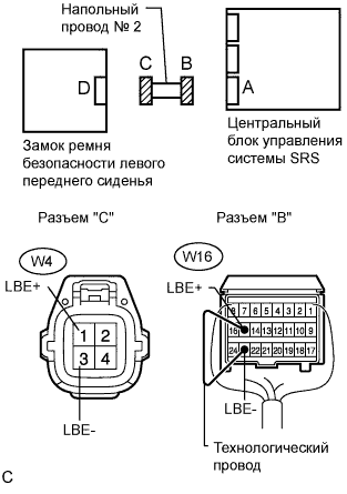 Lexus GS450h GWS191.Дополнительная Система (Пассивной) Безопасности.Система Подушек Безопасности.
Dtc
  B1656/38  Неисправность Цепи Выключателя Пряжки Ремня Безопасности Левого Сиденья