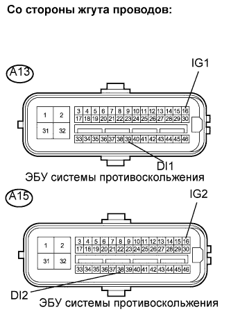 Lexus GS450h GWS191.Управление Тормозами.Тормозная Система С Электронным Управлением.
Dtc
  C1241/41  Низкое Положительное Напряжение Аккумуляторной Батареи