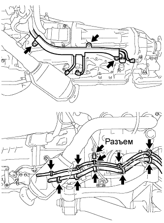 Lexus GS450h GWS191.Гибридная Трансмиссия Трансмиссия В Блоке С Главной Передачей.Гибридная Трансмиссия.Гибридная Трансмиссия В Сборе  Снятие