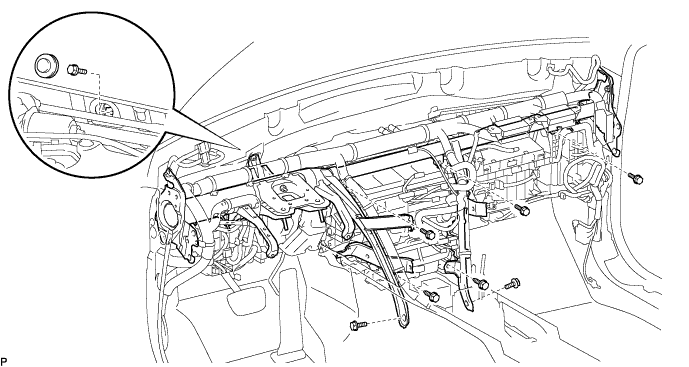 Lexus GS450h GWS191.Кондиционирование Воздуха.Система Кондиционирования Воздуха.Установка Кондиционирования Воздуха  Снятие