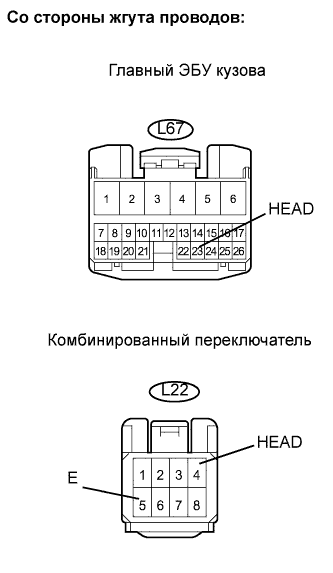 Lexus GS450h GWS191.Освещение.Система Освещения.Система Освещения  Сигнальная Цепь Фар