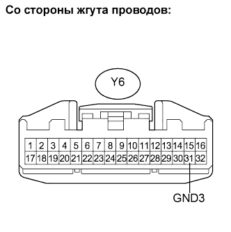 Lexus GS450h GWS191.Освещение.Система Освещения.Система Освещения  Цепь Лампы Освещения Салона