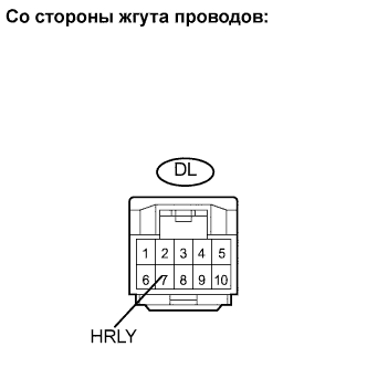 Lexus GS450h GWS191.Освещение.Система Освещения.Система Освещения  Цепь Реле Фар