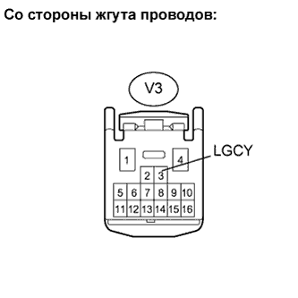 Lexus GS450h GWS191.Освещение.Система Освещения.Система Освещения  Цепь Лампы Освещения Багажника