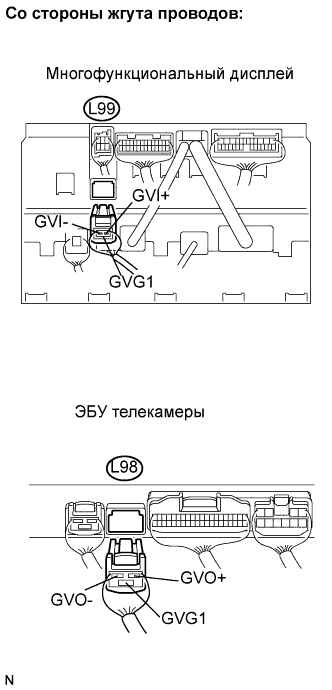 Lexus GS450h GWS191.Помощь При Парковке Мониторинг.Система Помощи При Парковке Lexus, Основанная На Применении Датчиков.Система Помощи При Парковке  Сигнальная Цепь Дисплея Между Эбу Телекамеры И Многофункциональным Дисплеем