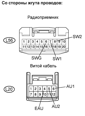 Lexus GS450h GWS191.Навигация.Система Навигации.Система Навигации  Цепь Переключателя На Рулевом Колесе
