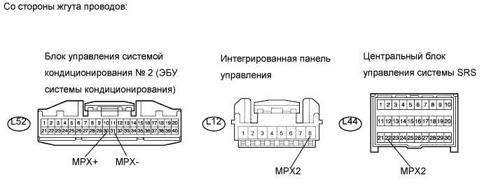Lexus GS450h GWS191.Мультиплексная Связь.Мультиплексная Система Передачи Данных.
Dtc
  B1262  Прекращение Обмена Данными С Эбу Системы Кондиционирования