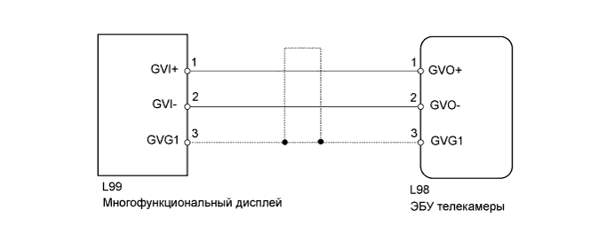 Lexus GS450h GWS191.Помощь При Парковке Мониторинг.Система Помощи При Парковке Lexus, Основанная На Применении Датчиков.Система Помощи При Парковке  Сигнальная Цепь Дисплея Между Эбу Телекамеры И Многофункциональным Дисплеем