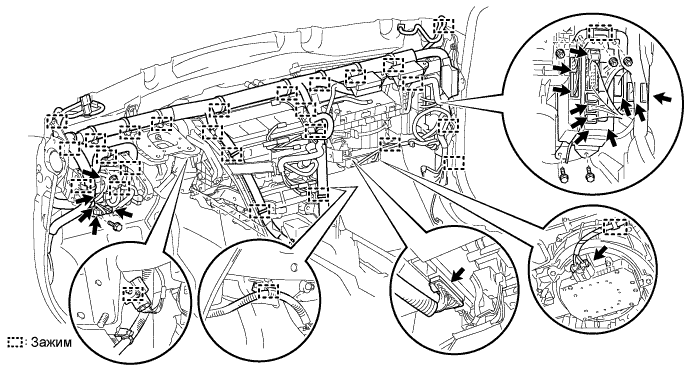 Lexus GS450h GWS191.Кондиционирование Воздуха.Система Кондиционирования Воздуха.Установка Кондиционирования Воздуха  Снятие