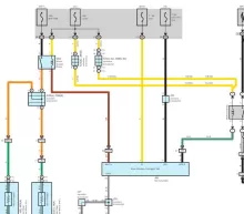 Rear Window Defogger. Colored wiring diagrams. Lexus IS250